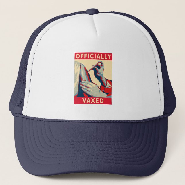 Officially Vaxed Trucker Hat (Front)