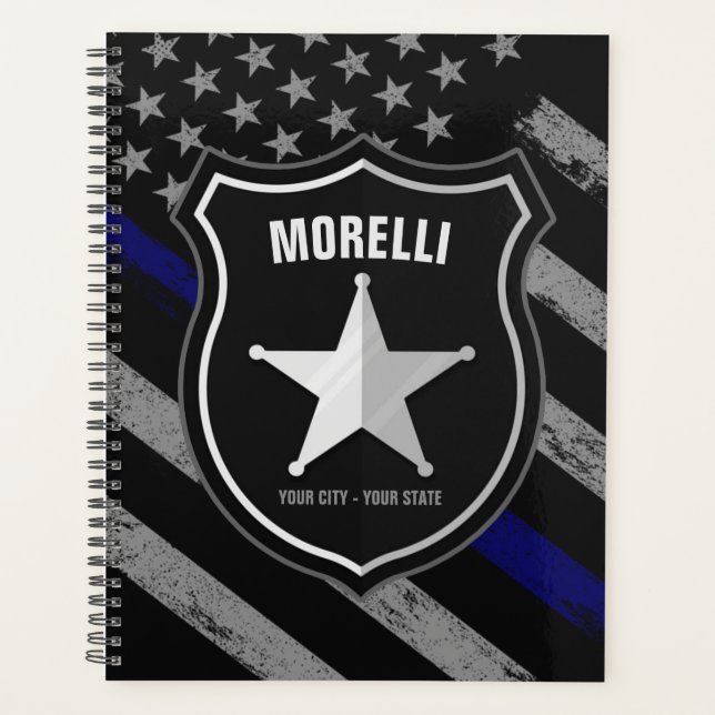 Officier de police Shérif Cop Flag (Devant)