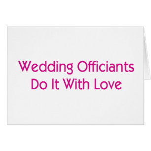 Officiers mariages