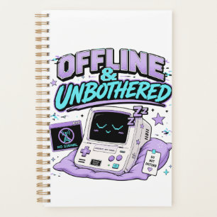 Offline And Unbothered Retro Sticker Planner