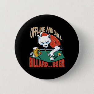Offline Chill And Beer 2 Inch Round Button