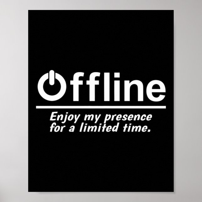 Offline Gamer Poster (Front)