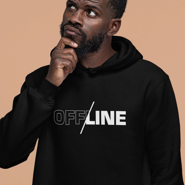 Offline | Geek Humour Hoodie (Creator Uploaded)