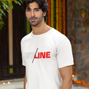 Offline Geek Humour T-Shirt