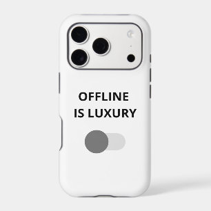 Offline Is Luxury Minimaliste Coque iPhone 17 – Mo
