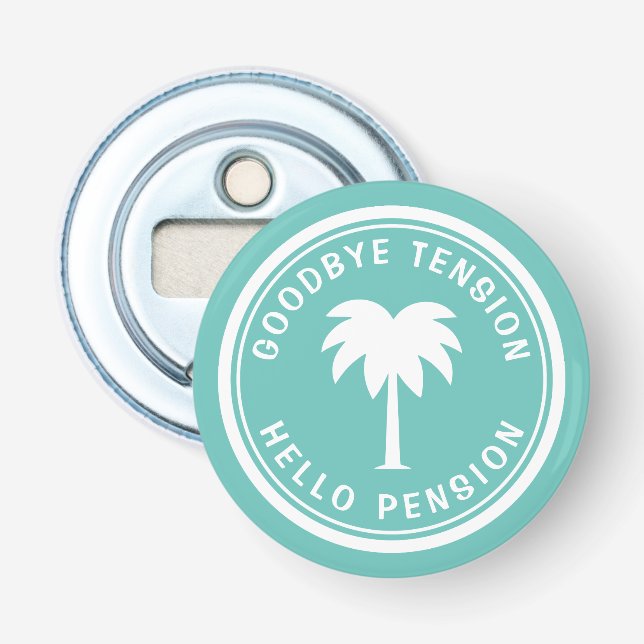 Offre de retraite amusante ouvre-bouteille de bièr (Devant)