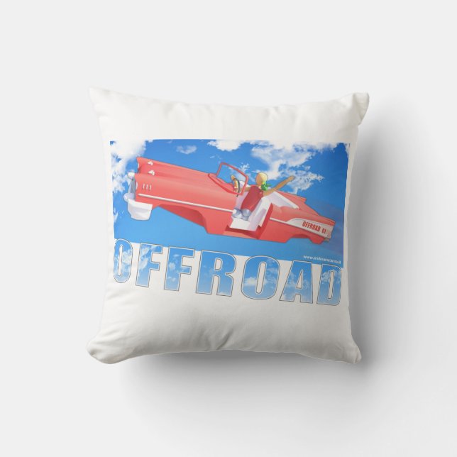 Offroad - 01  throw pillow (Front)
