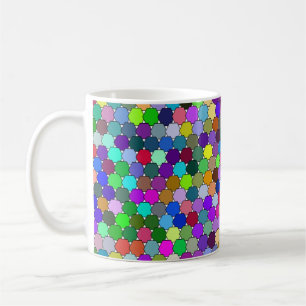 Offset Hexagons 11oz Mug