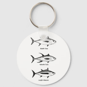 Offshore Fishing - Tuna Logo Keychain