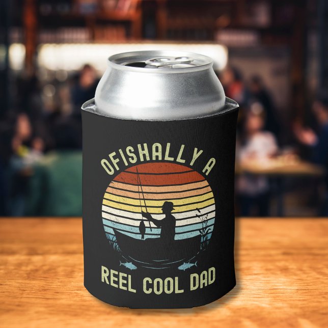 Ofishally a Reel Cool Dad Fun Fishing Can Cooler (Creator Uploaded)