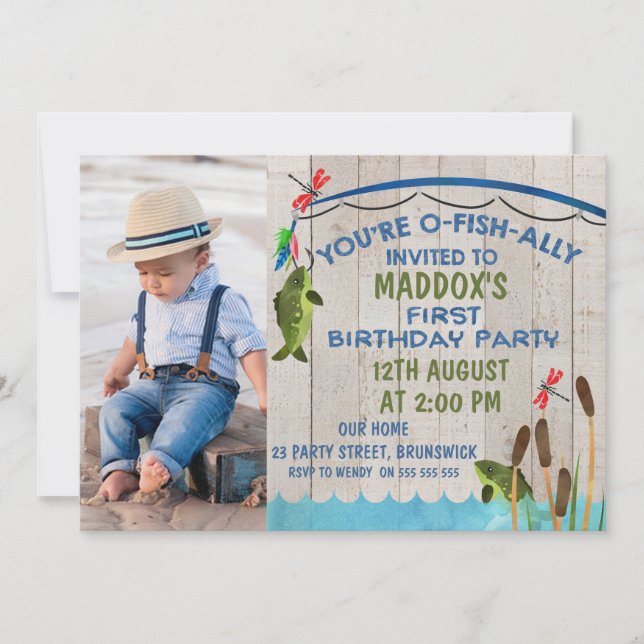 Ofishally Invited First Birthday Invitation (Front)