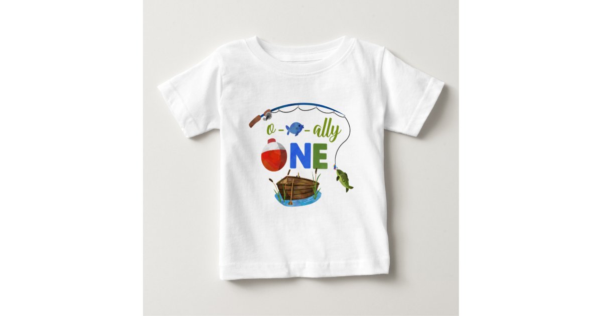 Ofishally ONE baby t-shirt O-fish-ally ONE shirt