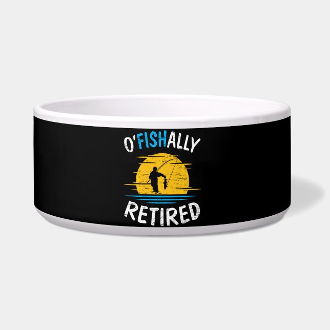 Ofishially Retired Plan Fishing Fisherman (Front)