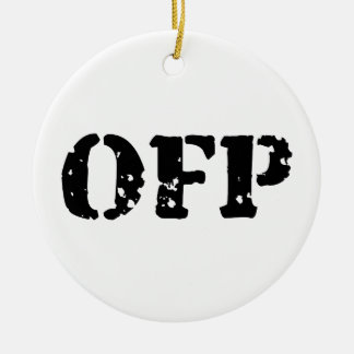OFP CERAMIC ORNAMENT