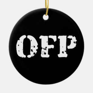 OFP CERAMIC ORNAMENT