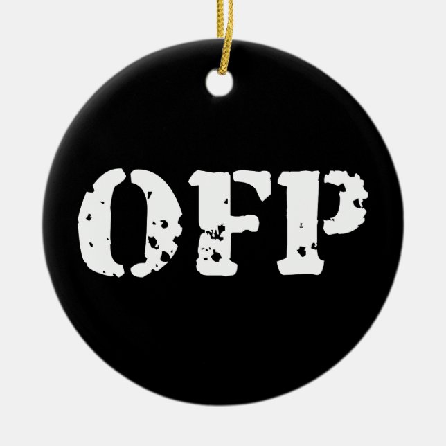 OFP CERAMIC ORNAMENT (Front)