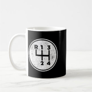 Og 4 Speed Manual Transmission H Pattern Shifter Coffee Mug