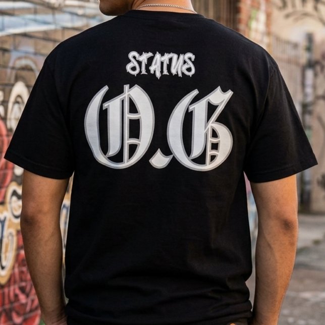OG Status  back-hit T-Shirt (Status O.G Tshirt)