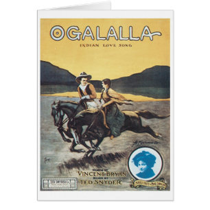 Ogalalla Indian Love Song Vintage Songbook Couvert