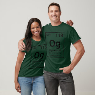 Oganesson Element (black) T-Shirt