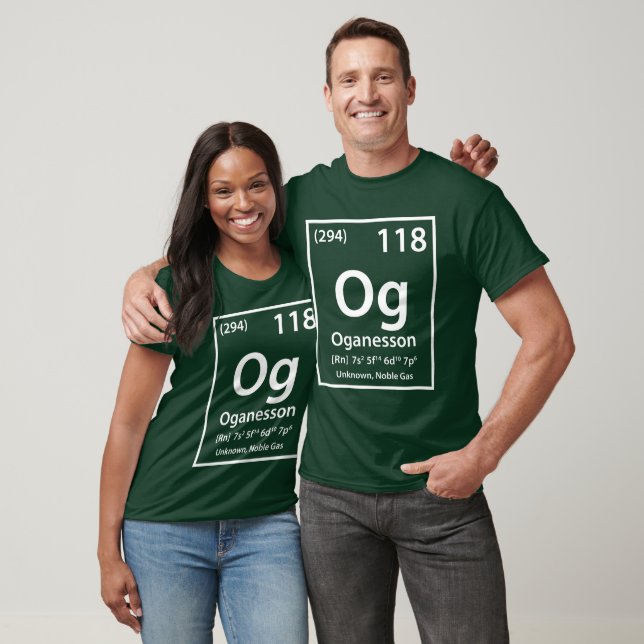 Oganesson Element (white) T-Shirt (Unisex)
