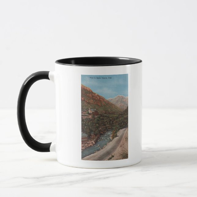 Ogden, Utah - Ogden Canyon View & River Mug (Left)