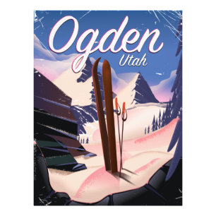 ogden, Utah Ski poster