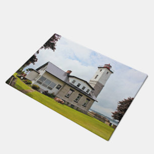 Ogdensburg Harbour Lighthouse, New York Door Mat