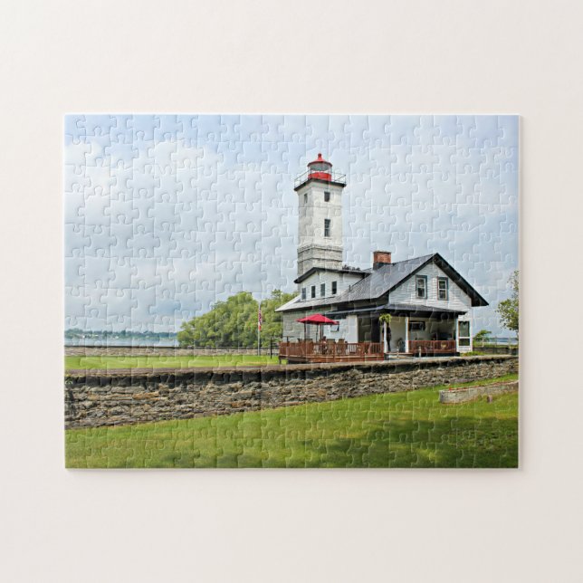 Ogdensburg Harbour Lighthouse, New York Jigsaw Puzzle (Horizontal)