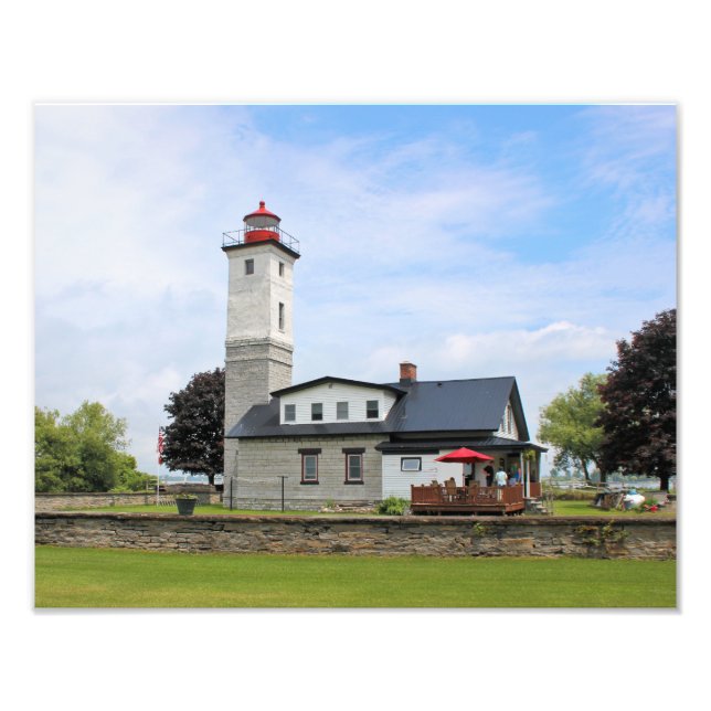 Ogdensburg Harbour Lighthouse, New York Photo Prin (Front)