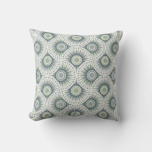 Ogee Sunrise... sunshine... sunset - Muted colours Throw Pillow