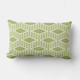 Ogge & Diamond Pattern Throw Pillow