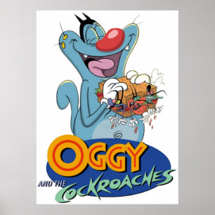 Oggy and the cockroaches  poster