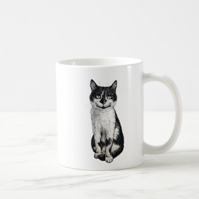 Ogie the cat coffee mug (Right)