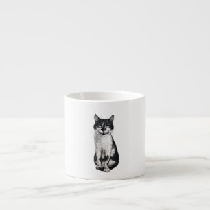 Ogie the cat espresso cup