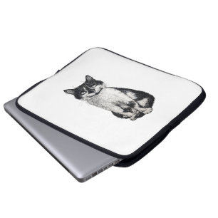 Ogie the cat laptop sleeve