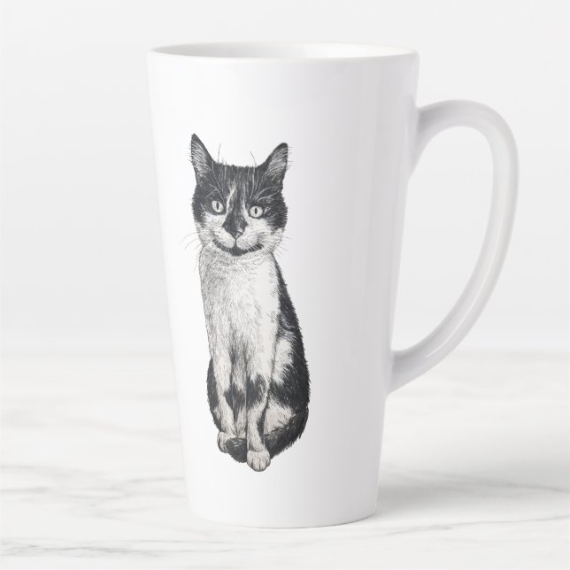Ogie the cat latte mug (Right)