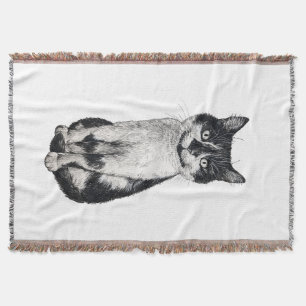 Ogie the cat throw blanket