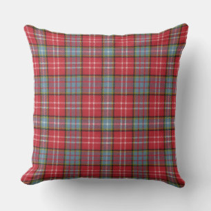 Ogilvie Old Rare Ancient Original Scottish Tartan Throw Pillow
