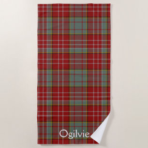 Ogilvie Tartan Plaid Beach Towel