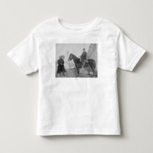 Oglala Chief "Rocky Bear" with White Toddler T-shirt