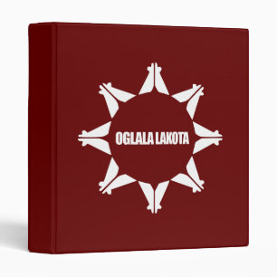 Oglala Lakota Flag Binder