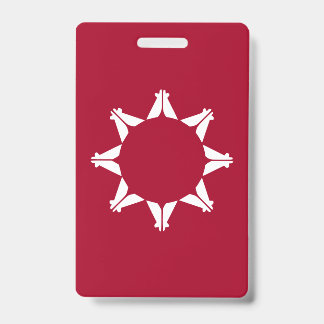 Oglala Lakota Sioux Flag Badge