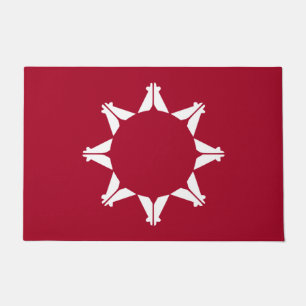 Oglala Lakota Sioux Flag Doormat