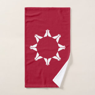 Oglala Lakota Sioux Flag Hand Towel