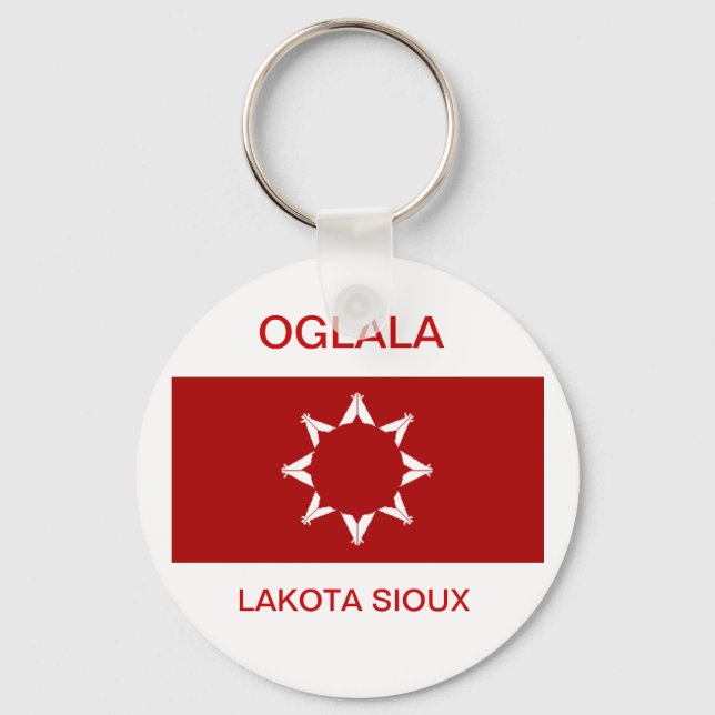 OGLALA LAKOTA SIOUX KEYCHAIN (Front)