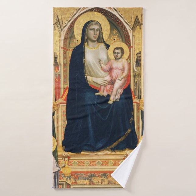 Ognissanti Madonna, Giotto, 1306-1310 (Serviette de bain)
