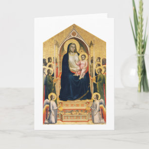 Ognissanti Madonna, Giotto, 1306-1310 Card