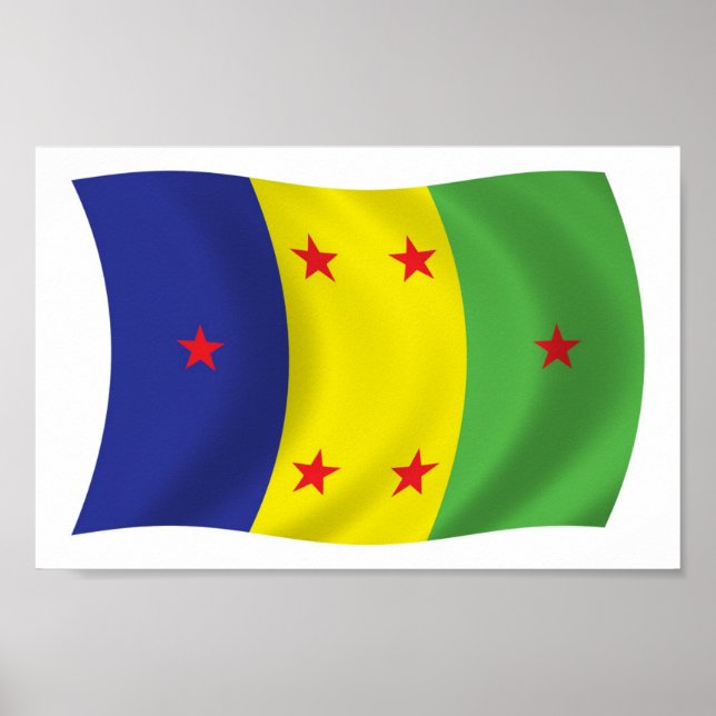 Ogoni People Flag Poster Print (Front)