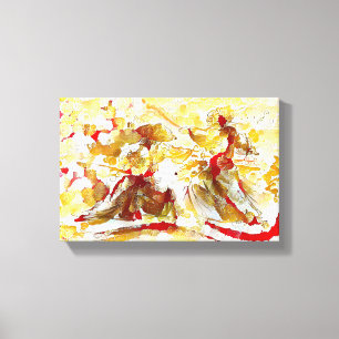 Ogonshoku Ikkiuchi by NFT Artisans Canvas Print